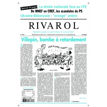 RIVAROL N2757 Du 31 Mars 2006 Pdf