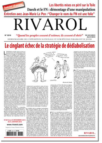 Rivarol n°3216 version numérique (PDF)