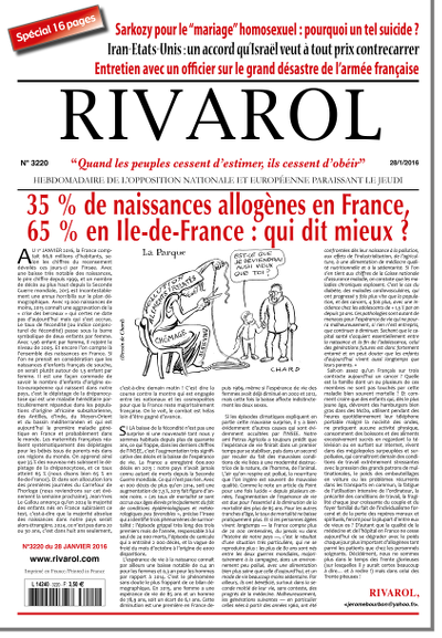 Rivarol n°3220 version numérique (PDF)