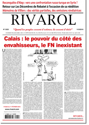 Rivarol n°3222 version numérique (PDF)