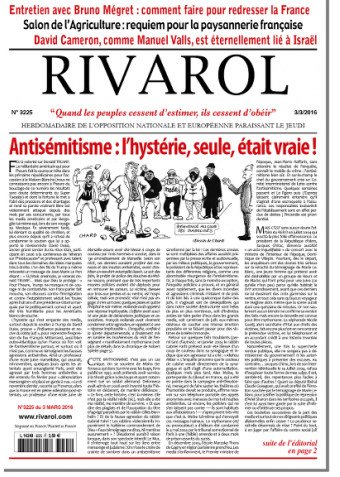 Rivarol n°3225 version numérique (PDF)