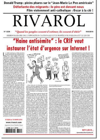 Rivarol n°3226 version numérique (PDF)