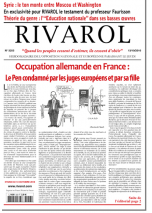 Rivarol n°3253 du 13/10/2016 (Papier)