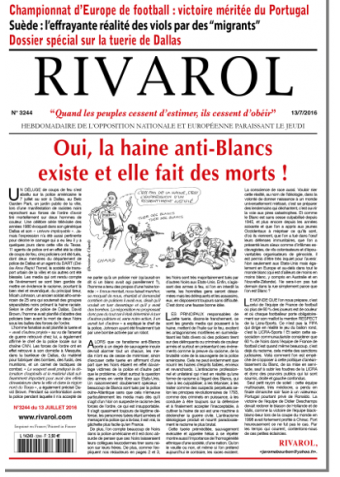 Rivarol n°3244 du 13/7/2016 (Papier)