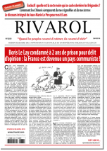 Rivarol n°3233 du 28/4/2016 (Papier)