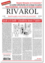 Rivarol n°3208 du 29/10/2015 (Papier)