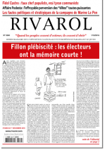 Rivarol n°3260 du 1/12/2016 (Papier)