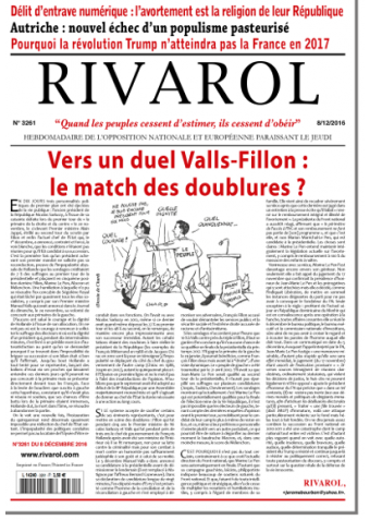 Rivarol n°3261 version numérique (PDF)