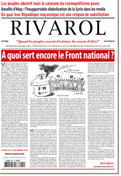 Rivarol n°3262 version numérique (PDF)