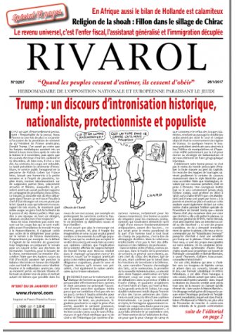 Rivarol n°3267 du 26/1/2017 (Papier)