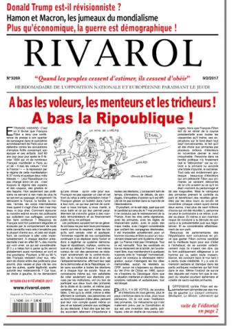 Rivarol n°3269 version numérique (PDF)