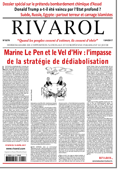 Rivarol n°3278 version numérique (PDF)