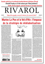 Rivarol n°3278 du 13/4/2017 (Papier)
