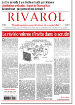 Rivarol n°3281 du 4/5/2017 (Papier)