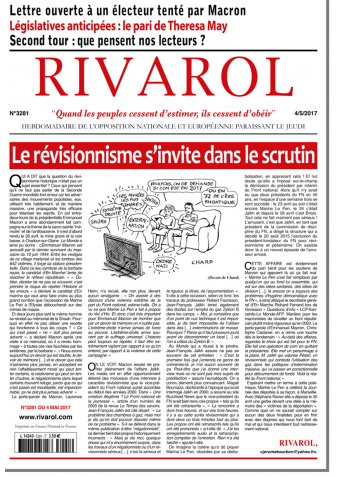 Rivarol n°3281 version numérique (PDF)