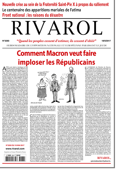 Rivarol n°3283 version numérique (PDF)