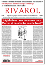 Rivarol n°3284 du 25/5/2017 (Papier)