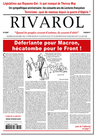 Rivarol n°3287 version numérique (PDF)