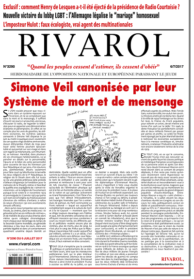 Rivarol n°3290 version numérique (PDF)