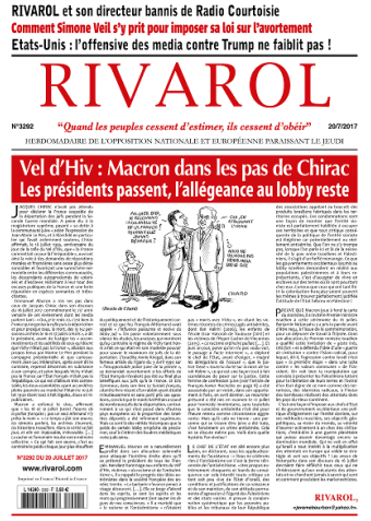 Rivarol n°3292 version numérique (PDF)