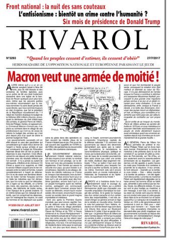 Rivarol n°3293 version numérique (PDF)