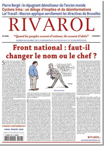 Rivarol n°3296 version numérique (PDF)