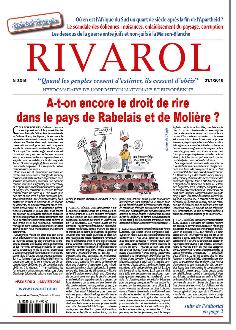 Rivarol n°3315 version numérique (pdf)