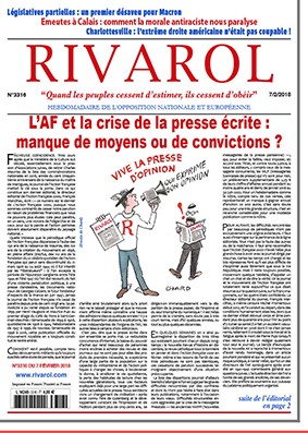Rivarol  n°3316 version numérique (pdf)