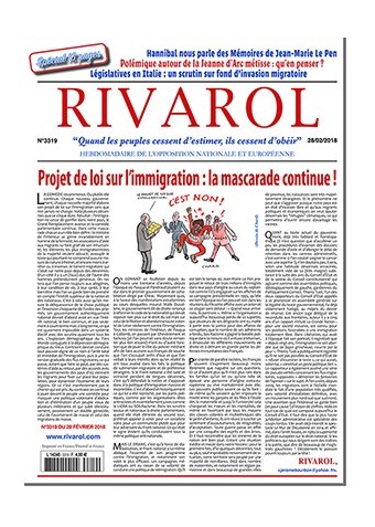 Rivarol n°3319 version numérique (pdf)