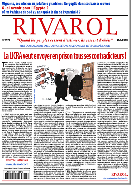 Rivarol n°3377 version numérique (pdf)