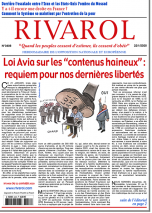 Rivarol n°3408 du 22/1/2020 (Papier)