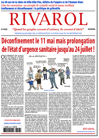 Rivarol n°3423 du 6/5/2020 (Papier)