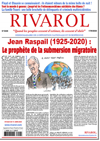 Rivarol n°3429 du 17/6/2020 (Papier)