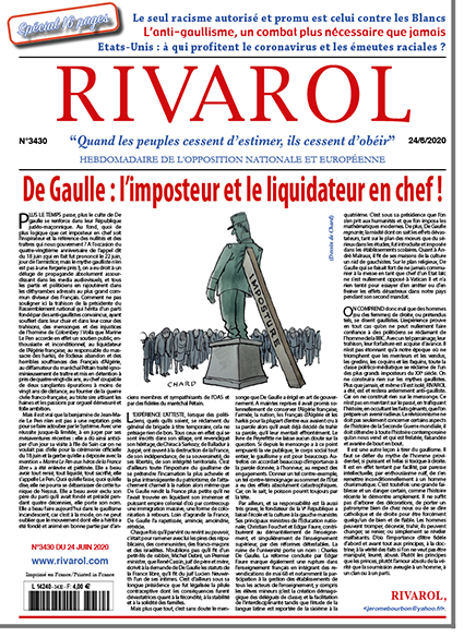 Rivarol n°3430 du 24/6/2020 (Papier)