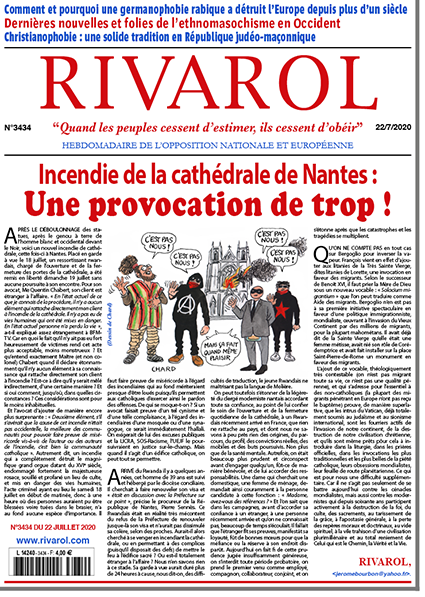 Rivarol n°3434 du 22/7/2020 (Papier)
