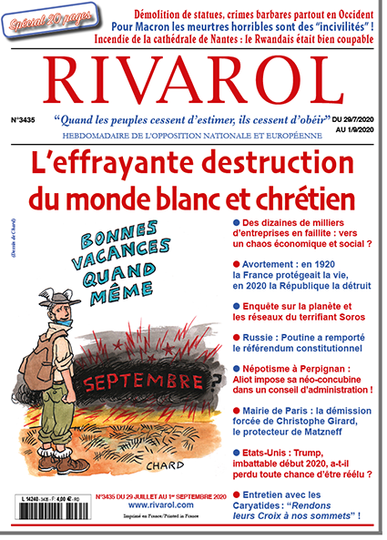 Rivarol n°3435 du 29/7 au 1/9/2020 (Papier)