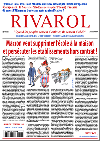 Rivarol n°3441 du 7/10/2020 (Papier)