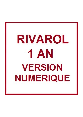 RIVAROL 1 an numérique (PDF)