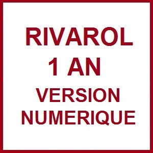 RIVAROL 1 an numérique (PDF)