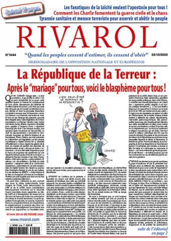 Rivarol n°3444 du 28/10/2020 (Papier)