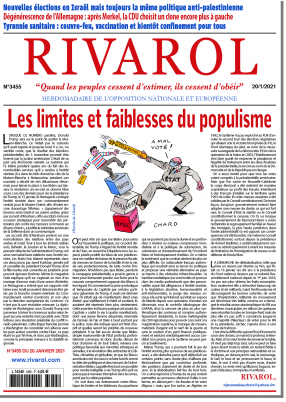 Dernier numéro Rivarol