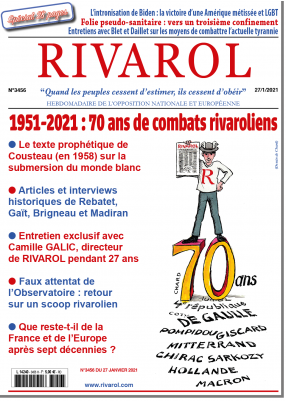 Dernier numéro Rivarol