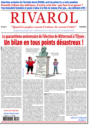 Dernier numéro Rivarol