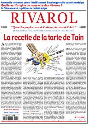Dernier numéro Rivarol