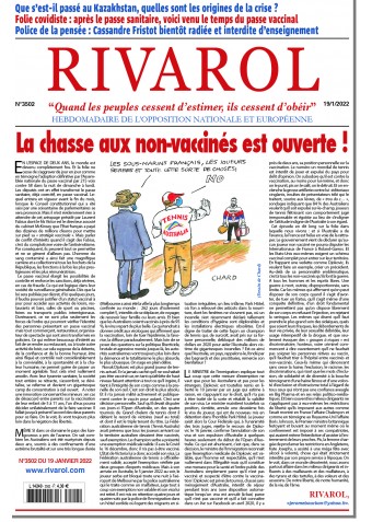 Rivarol n°3502 du 19/1/2022