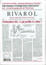 RIVAROL 2668 du 7 mai 2004...