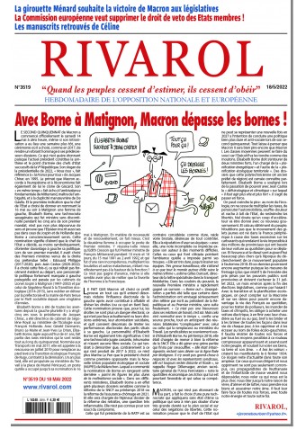 Rivarol n°3519 du 18/5/2022