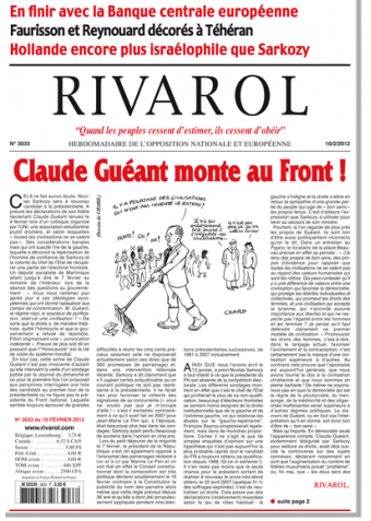 Rivarol n°3033 version numérique (PDF)