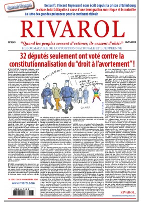 Dernier numéro Rivarol