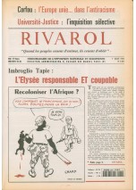 RIVAROL N°2205 du 1er...